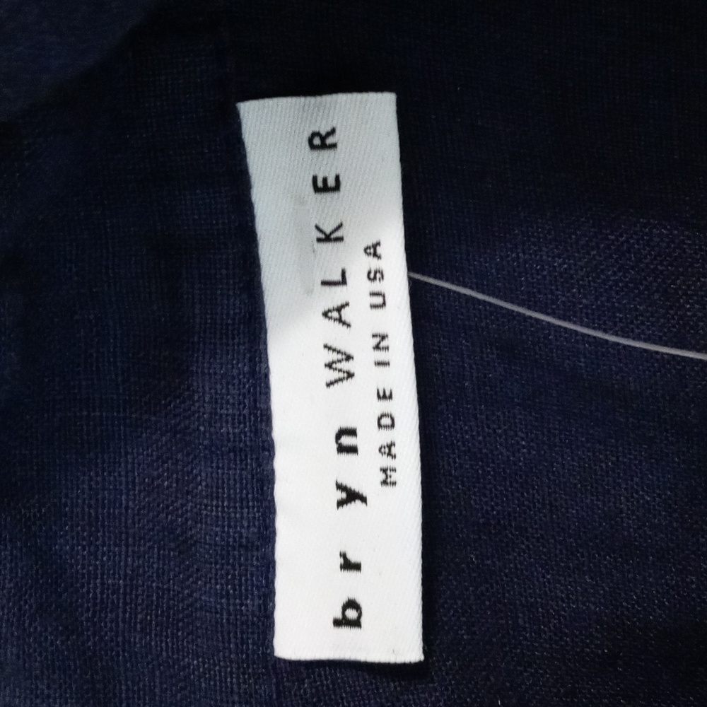 NWT Bryn Walker Navy Button Down Tunic - Picture 5 of 8
